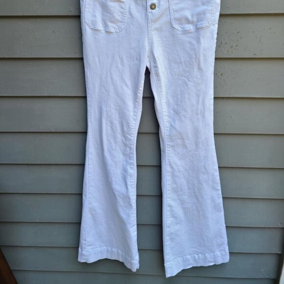 Judy Blue White Flair Fit Button Fly Jeans size 9/29 - Picture 4 of 13